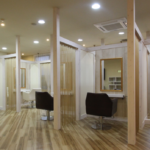奈良県　大和郡山市小泉駅前美容室SWEET ROOM  嬉しい半個室風のセット面！