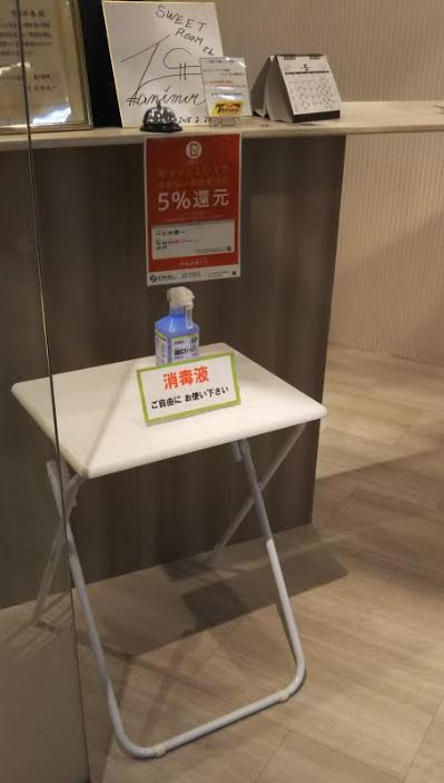 奈良県　大和郡山市小泉駅前美容室SWEET ROOM　新型コロナウイルス対策！
